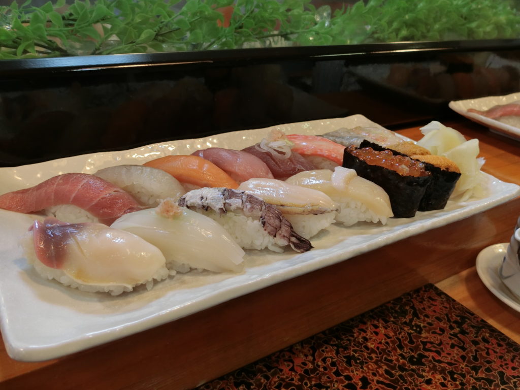 sushi in Otaru